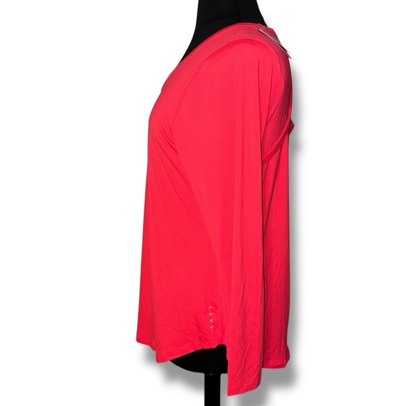 NWT LANE BRYANT LIVI Wicking Cut-Out Back Top - Coral 18/20 - Picture 6 of 16
